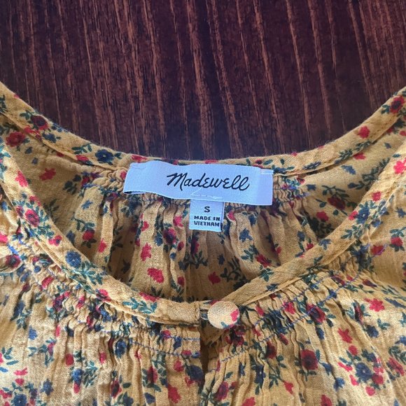 Madewell Shirred Shell Tank in Calico Floral - Picture 4 of 5
